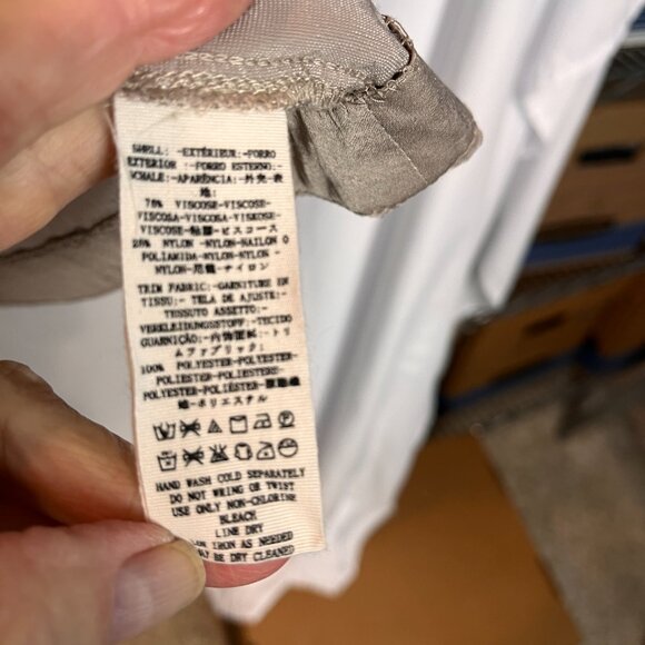 Women's Taupe Long slv v-neck Free People Tunic, Size S - Picture 6 of 7